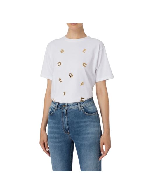 T-shirt bianca da donna ELISABETTA FRANCHI | MA46N36E2.270